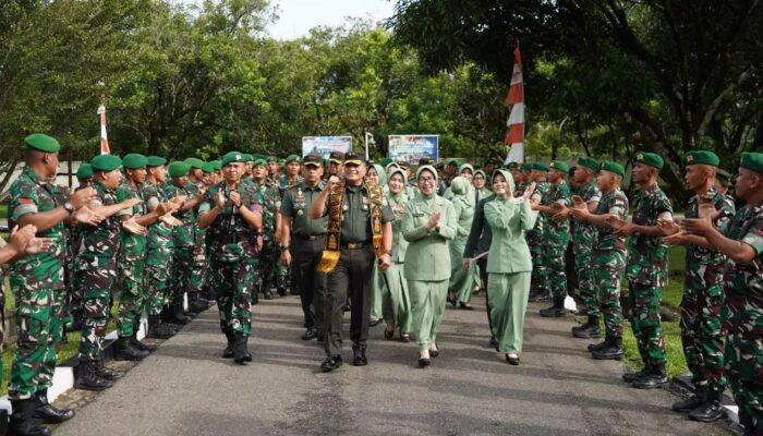 Pangdam IM dan Ketua Persit Kartika Chandra Kirana Daerah Iskandar Muda Kunjungan Kerja ke Yonif 116/GS