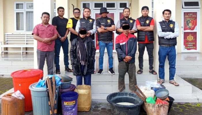 Polisi Amankan 190 Liter Tuak dan Tangkap Dua Orang Pelaku