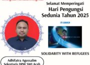 Peringati Hari Pengungsi Sedunia 2025, SWI Aceh: Saatnya Bangun Solidaritas Nyata untuk Pengungsi