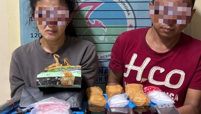 Jaringan Narkoba Antarprovinsi Terbongkar, Polres Aceh Tenggara Sita Ratusan Gram Sabu