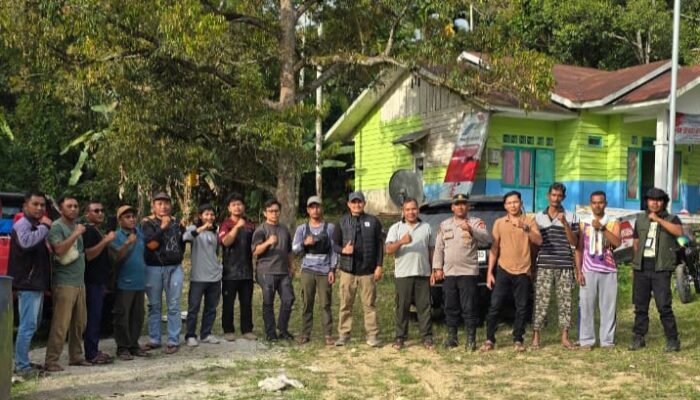 Tim Gabungan Berhasil Menghalau Gajah Liar Dari Perkebunan Warga