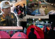 Patroli Satpol PP-WH: Musik Mati di Camping, Pengunjung dan Pengelola Diingatkan