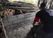 Pembangunan MCK Komunal TMMD ke-126 di Desa Kute Keramil Capai 30 Persen