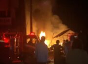 Kebakaran Pagi di Aceh Tengah: Gudang dan 1 Unit Mobil L300 Terbakar