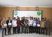 Dansatgas TMMD Ke 126, Serahkan Bantuan Sumur Bor & Pipanisasi Air Bersih Melalui Program TNI AD