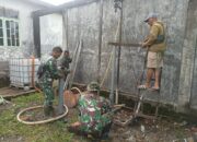 TMMD ke-126 Kodim 0106/Aceh Tengah Genjot Pembangunan Sumur Bor di Desa Pejeget