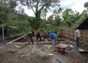 Anggota Satgas TMMD ke-126 Kodim 0106/Aceh Tengah Mulai Membangun Pondasi RTLH