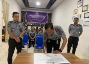 Rutan Bener Meriah Tandatangi Komitmen Bersama Petugas Pemasyarakatan dalam Memberantas HALINAR