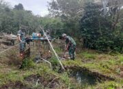 Satgas TMMD Kodim 0106/Aceh Tengah Wujudkan Harapan Warga Bukit Sari untuk Nikmati Air Bersih