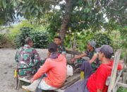 Satgas TMMD ke-126 Jalin Kedekatan dengan Warga Lewat Anjangsana di Desa Kute Keramil