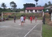 Satgas TMMD 0106/Aceh Tengah Bangun Kekompakan dengan Warga Lewat Voli Persahabatan