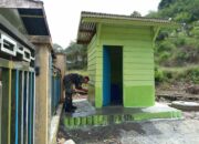 TMMD ke-126 Kodim 0106 Aceh Tengah Tuntaskan Pembangunan MCK di Desa Alur Gele