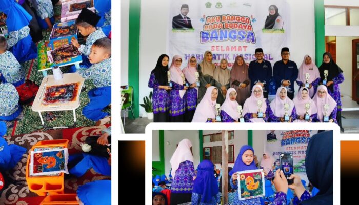 Kemenag Aceh Tengah Peringati Hari Batik Nasional dengan GERNASRATIK, 204 Siswa RA Berpartisipasi
