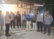Patroli Malam Bersama, Polsek Lut Tawar Cegah Guantibmas dan Tindaklanjuti Laporan Warga