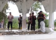 TMMD 126 Kodim 0106 Tanamkan Nilai Sejarah Lewat Ziarah ke Makam Datu Merah Mege