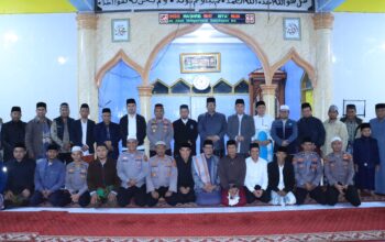 Polres, Pemda Bener Meriah dan IAIN Takengon Gelar Safari Maghrib Mubarokah di Masjid Baburrahmah