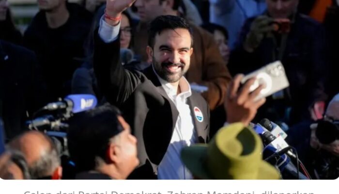 Menangi Pilkada, Zohran Mamdani Catat Sejarah Jadi Wali Kota Muslim Pertama New York 